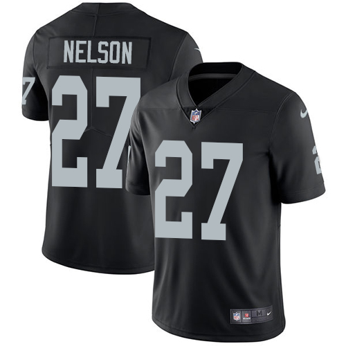 Nike Raiders #27 Reggie Nelson Black Team Color Youth Stitched NFL Vapor Untouchable Limited Jersey - Click Image to Close